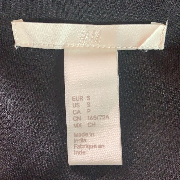 H&m Black/White Aztec Short Woven Fabric Embroidered Straight Skirt Size S - Picture 9 of 13